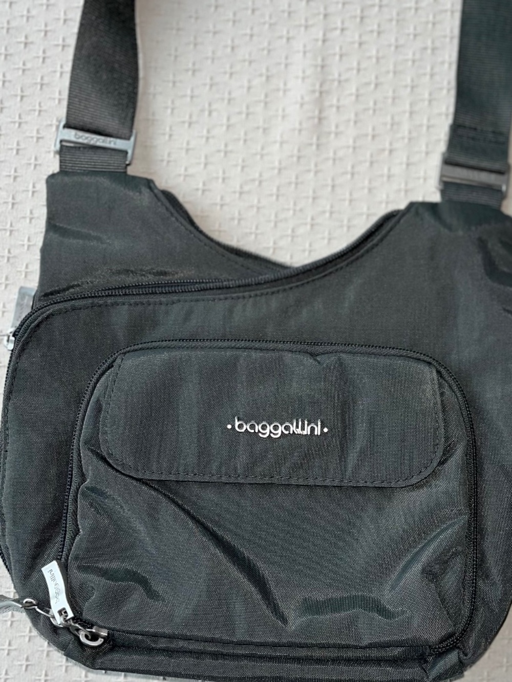Baggallini Small Crossbody bag Dark Gray Adjustable Strap
